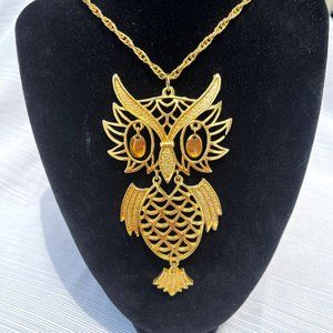 Vintage Owl Necklace